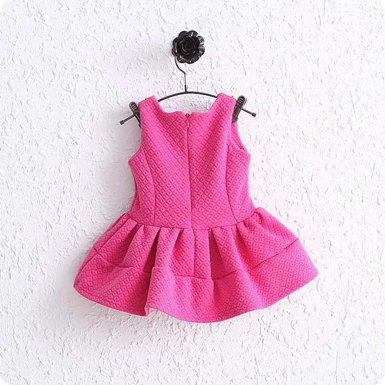 Spring New Style Girls Korean-style Children Shirt Small CHILDREN'S Pure Cotton Vest Dress Childrenswear Child Princess Dre