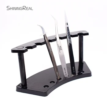 

1 Pcs Eyelash Tweezer Storage Holder Pen Rack Eyelash extension tool Storage Acrylic Holder Stand Eyelash Planting Tools