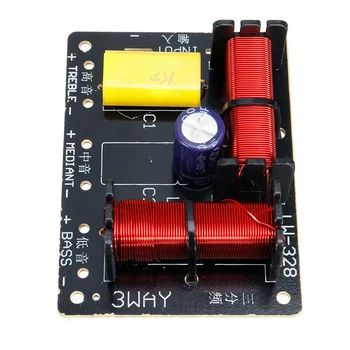 

3 Way Stage Sound Inductance Audio Speaker Crossover Theater Distributor Home Filter Frequency Divider Treble Midrange Bass KTV