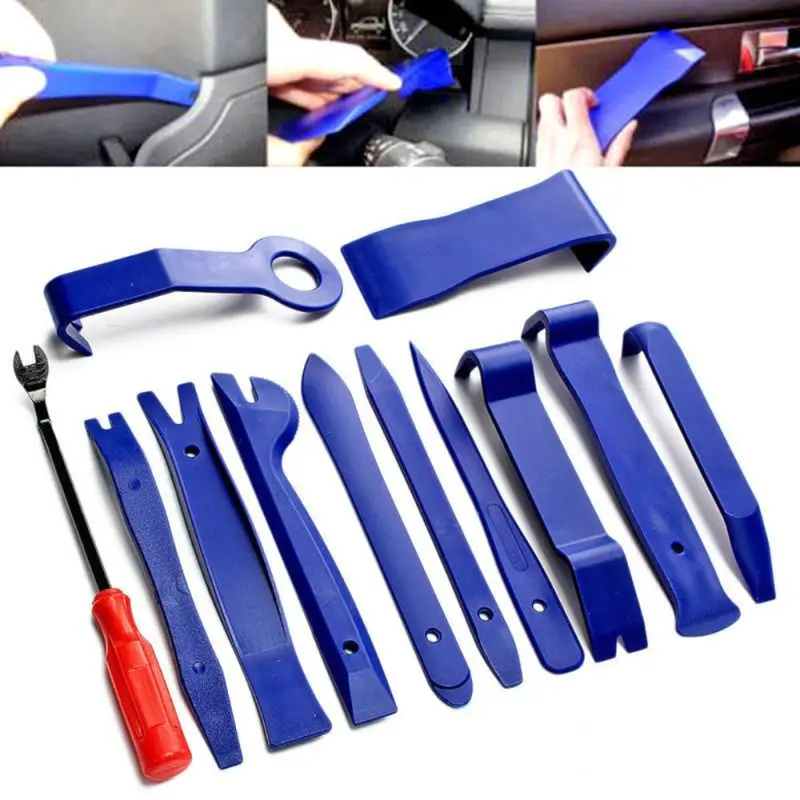 

12pcs/set Car Removal Pry Open Kit Vehicle Panel Refit Trim Repairing Hand Tools