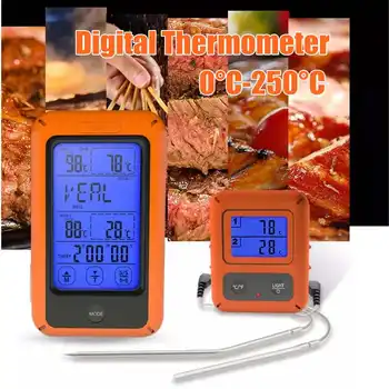 

4.0 Wireless Digital bluetooth BBQ Thermometer With 6 Probes Control Food Cooking Timer Oven Meat Grill Thermometer Kitchen Tool