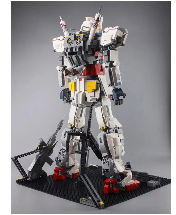 Робот Гандам MOC мобильный костюм Gundam основатель Модель Набор RX78-2 статический 1: 60 Модель Строительный блок 3500 шт. кирпичи игрушки подарок