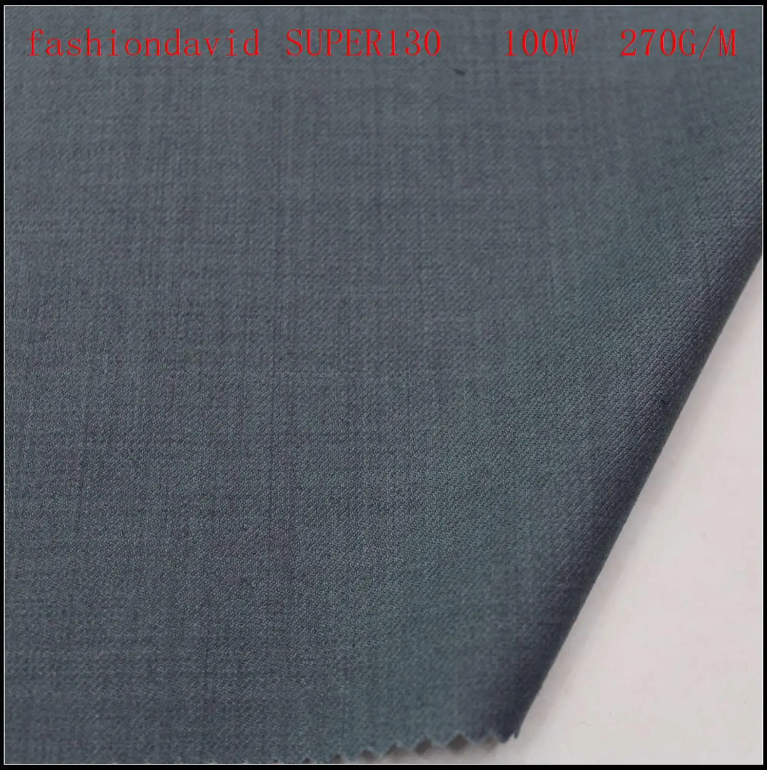 New High Quality Factory super 130 fine wool Cashmere Fabric For Men's suit jacket pant vest cloth Material Best Quality - Цвет: Хаки