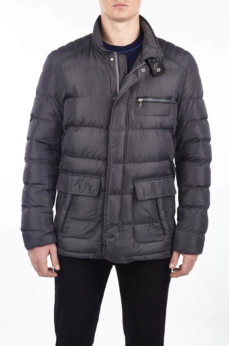 Пиджак миллиардера холлофайбера для мужчин Зима Новая мода повседневные теплые высокое качество вышивка джентльмен M-4XL