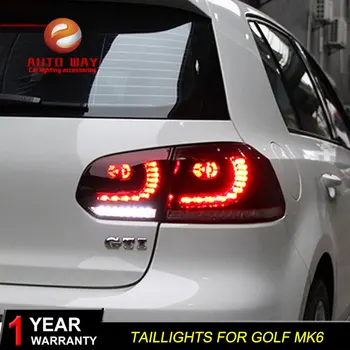 

Car Styling tuning cars Tail lights For VW Golf 6 Golf6 MK6 R20 Taillights LED DRL Running lights Fog lights angel eyes Rear