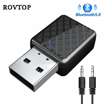 

2 in 1 Bluetooth 5.0 Wireless Adapter Transmitter Receiver 3.5mm Stereo Audio Bluetooth Car Kit For Headphone Speaker