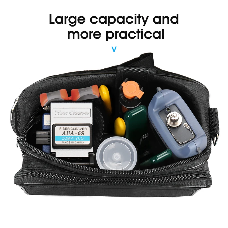 FTTH Fiber Optic Tool Kit with Fiber Optica Power Meter and 10mW Visual Fault Locator AUA-6S FTTH tool