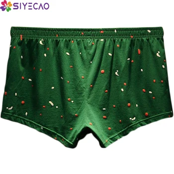 

New Brand Mens Underwear Boxer Men Cotton Printed Loose Boxers Hombre Cueca Masculina Boxershorts Man Breathable Panties Homme