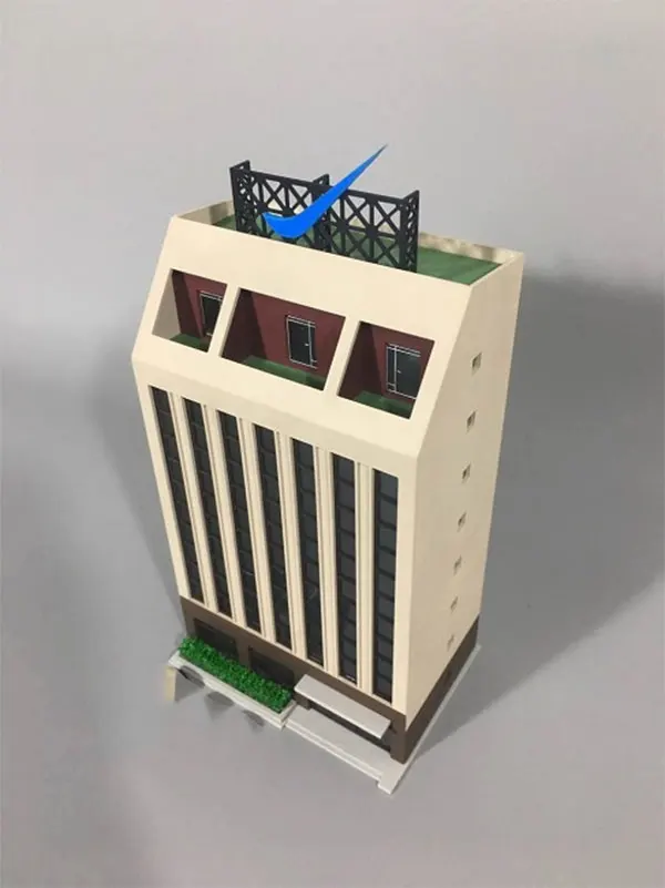 1/150 N Scale Modern City Architecture Hard Plastic DIY Assembling