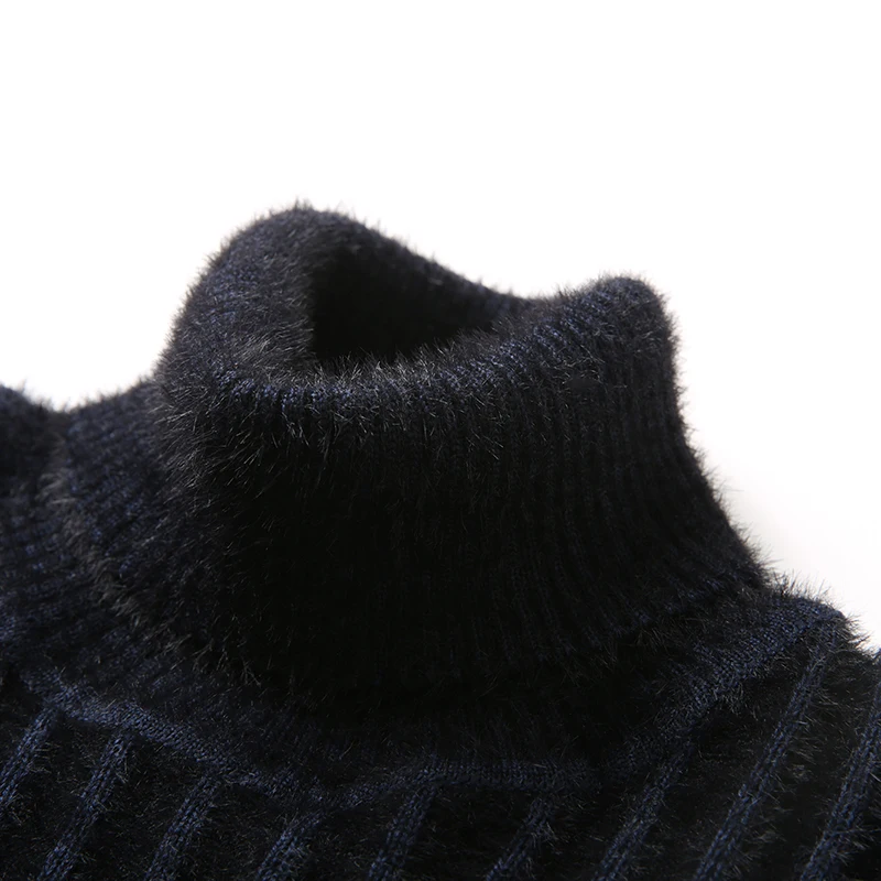 Модный брендовый свитер для мужчин s, пуловеры, водолазка, Облегающие джемперы, вязаная Осенняя Корейская стильная Толстая Повседневная мужская одежда