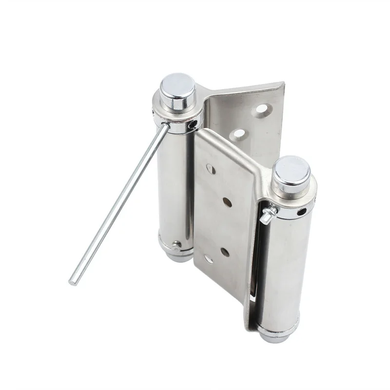Double Open Spring 3 Inch Hinge Stainless Steel Two Way Free Door Hinge Hinge Cowboy Door Fence