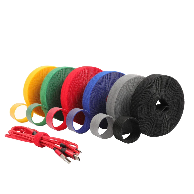 5 м * 2 см/рулон Волшебная оболочка волшебный кабель провод с замком широкие