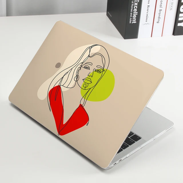 3D Printing Abstract Lines Woman Case For Macbook Air 13 A2337 A2179 A2338 2020 M1 Chip Pro 12 11 15 A2289 Mac book Pro 16 A2141 MM177-sj-TM
