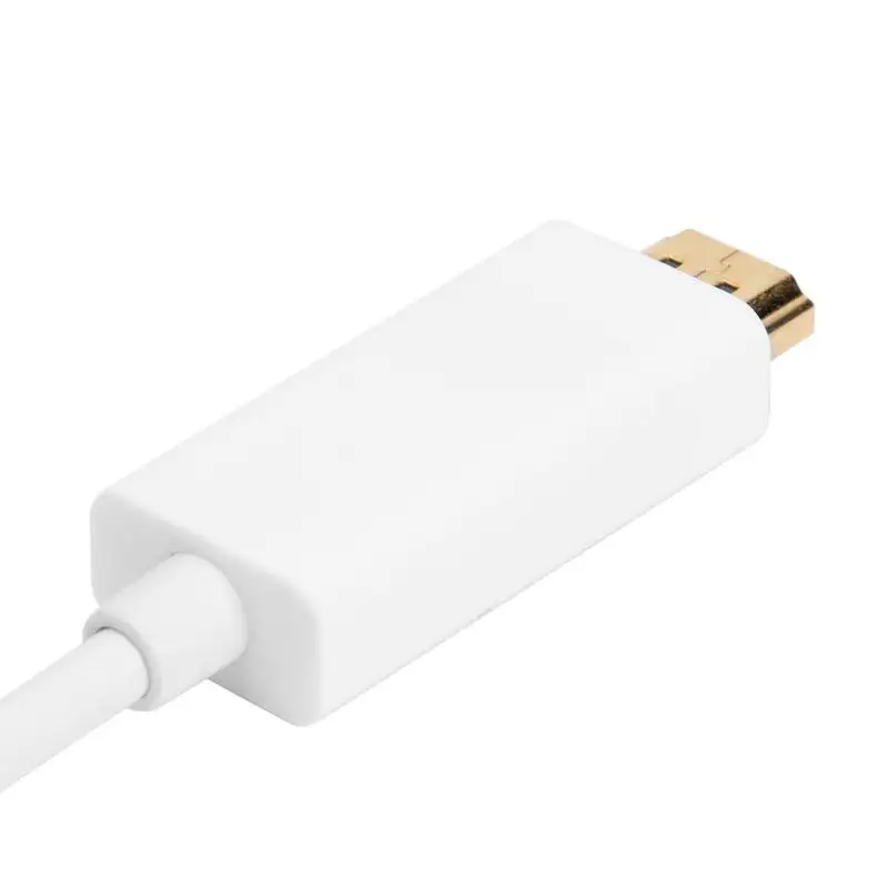 Дисплей мини кабель DP-HDMI штекер MaleAdapter 1,8 м для MacBook Pro Air проектор камера ТВ мини дисплей порт 1.1a вход