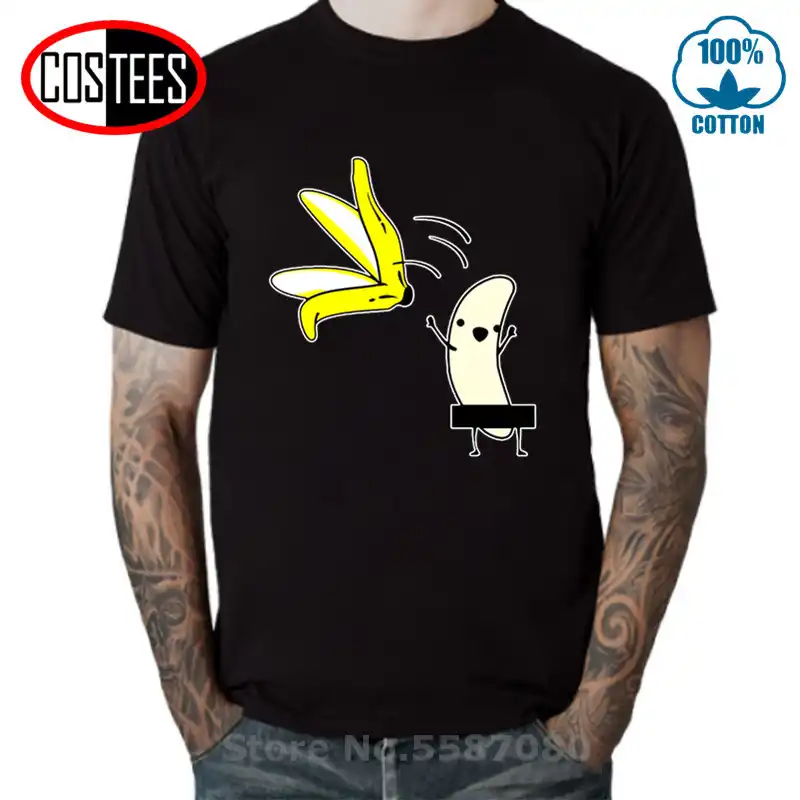 タトゥイーンブランドユーモアバナナストリップショーキッズtシャツ男性おかしい裸取得できバナナtシャツ半袖oネックコットンtシャツシャツ T Shirts Aliexpress