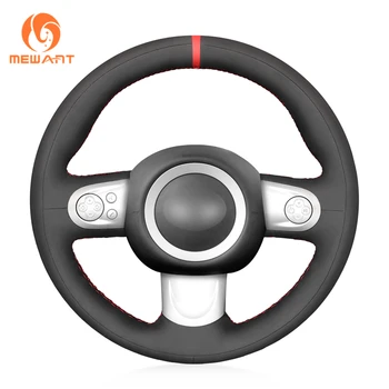 

MEWANT Black Synthetic Suede Steering Wheel Cover for Mini(Hatchback/Mini R56/R57) Clubman Clubvan Convertible (3-Spoke)