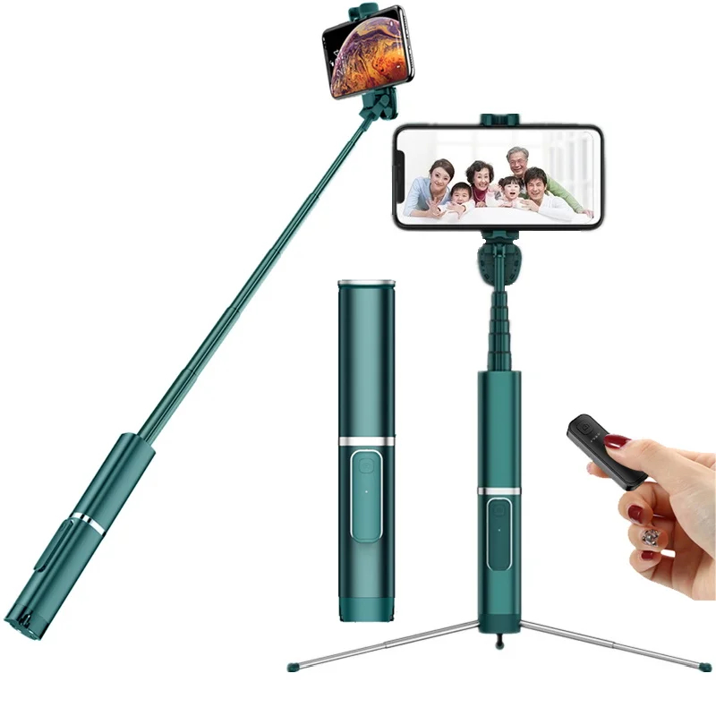 

Wireless Bluetooth Selfie Stick Foldable Mini Tripod Portable Expandable Monopod with Remote Control for Xiaomi iPhone Samsung