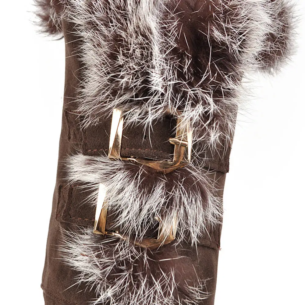 Plus Size 43 Russia Winter Warm Plush Shoes Woman Snow Boots Female Shoes Over The Knee Boots Women Shoes