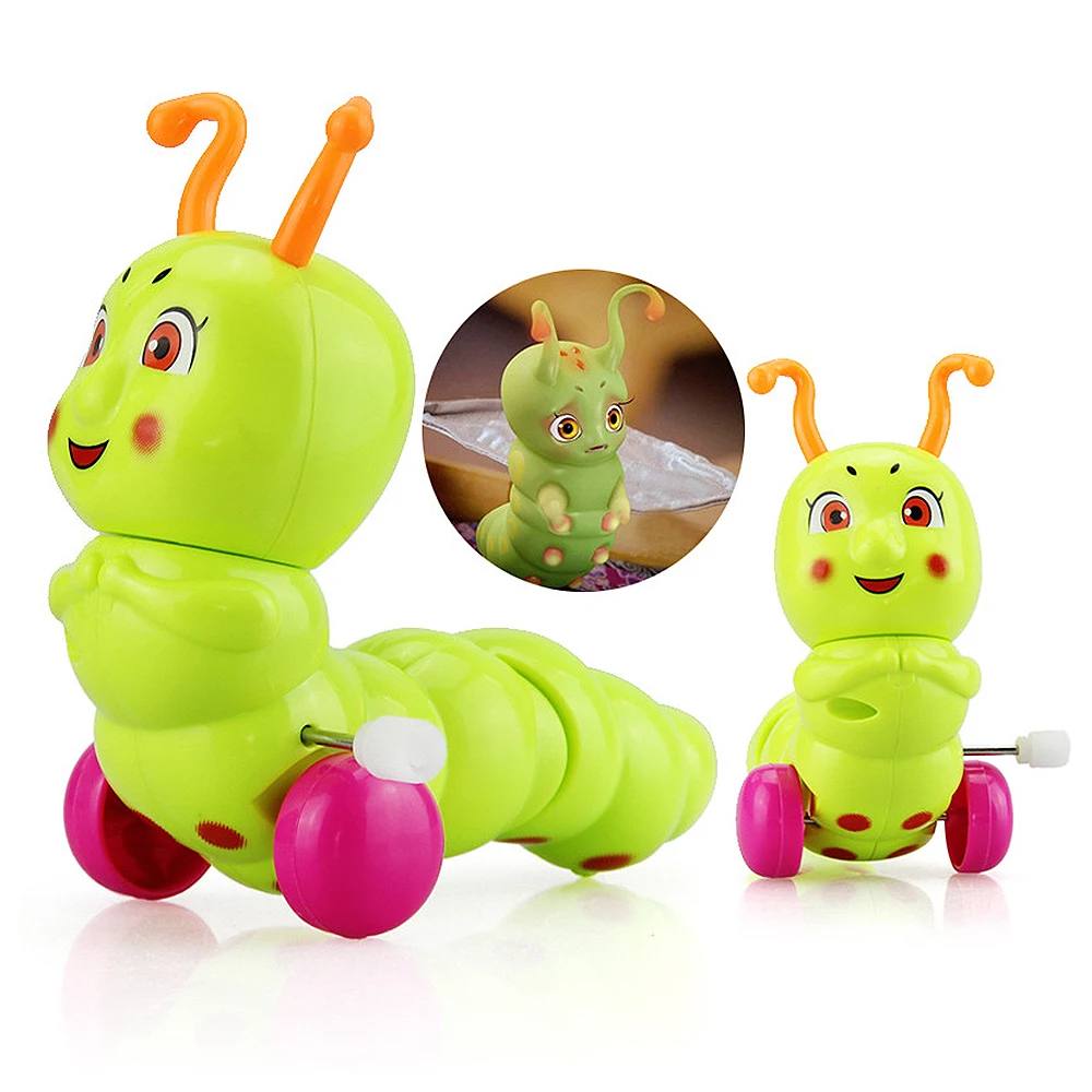 Kid's Caterpillar Clockwork Wind-up Baby Developmental Educational Toy SD 
