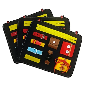 

Children Educational Basic Skills Activity Toys Learning Felt Teach Board Toy Non-woven Fabric Felt Puzzle Game Gift for Kids