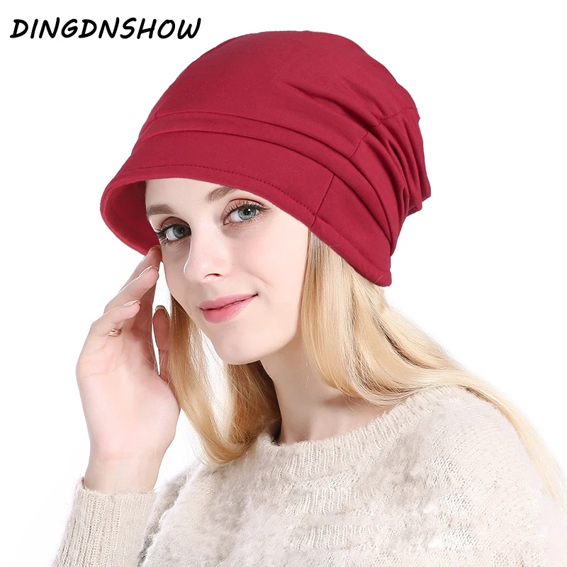 [DINGDNSHOW] брендовые шапочки, шапка для взрослых, хлопковая зимняя шапка для женщин, вязаная шапка теплая, шапочки для женщин