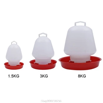 

Round Bubble Chicken Drinking Fountain Device Hanging Cup Waterer Bowl Poultry S22 20 Dropship