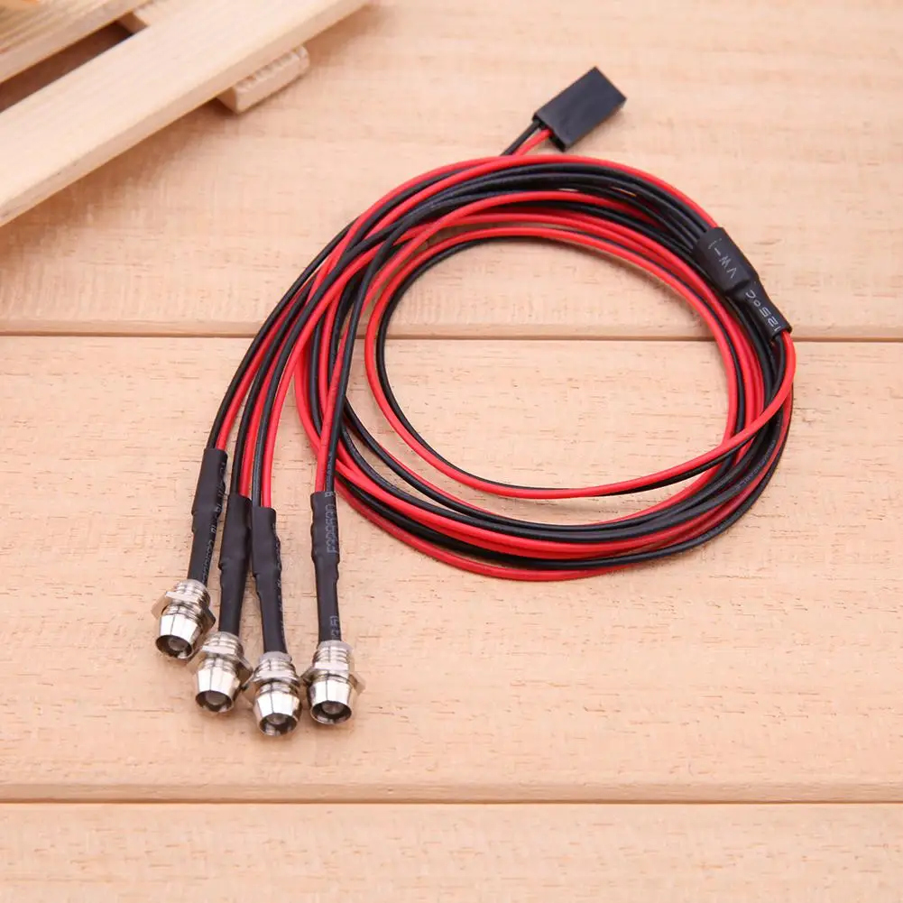 4 LED  Ʈ 3mm ȭƮ/ Ʈ RC ڵ ǰ TRAXXAS HSP HPI REDCAT  SCX10 ڵ  ׼