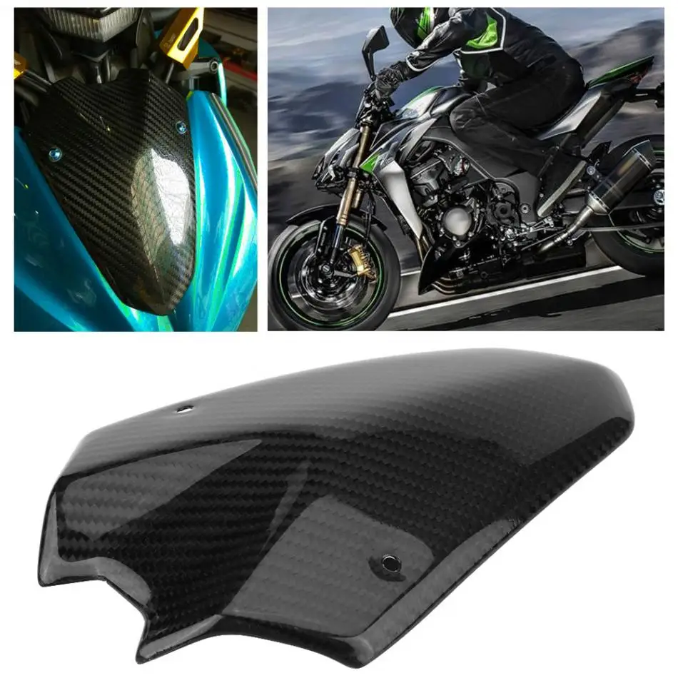 Углеродное волокно мотоцикл модифицированный протектор ветрового стекла для Kawasaki Z1000