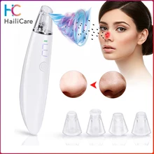 Портативный вакуумный аппарат для очистки пор от угрей, удаление акне, экстрактор прыщей, уход за кожей, очищающее устройство для лица