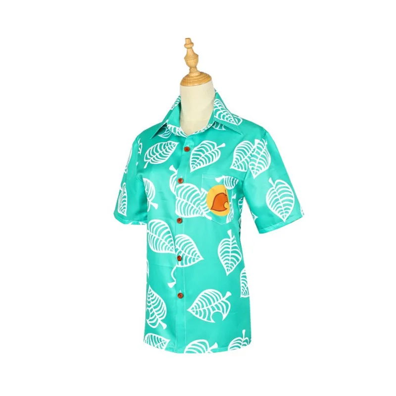 Animal Crossing T Shirt Tom Nook Cosplay Shirt Costume Men Women kids Short Sleeve Tops summer fashion shirt uniform