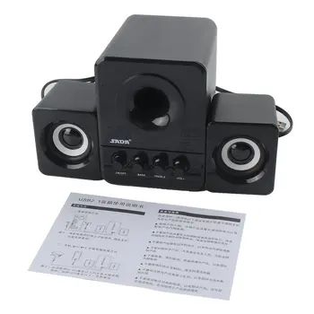 

SADA D-203 Combination Speaker USB 2.1 Wired Mini Portable Computer Speaker for Desktop Computer Mobile Phone Notebook