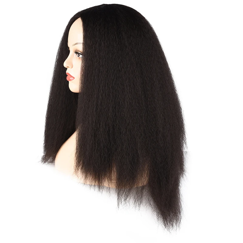 Black Wig African American Long Kinky Curly Heat Resistant Fiber Wigs For Black Women - Цвет: IX5099-4