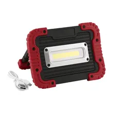 ICOCO USB Перезаряжаемый высокой яркости COB прожектор Открытый кемпинг прожектор с зарядным дисплеем и подвижной поддержкой распродажа