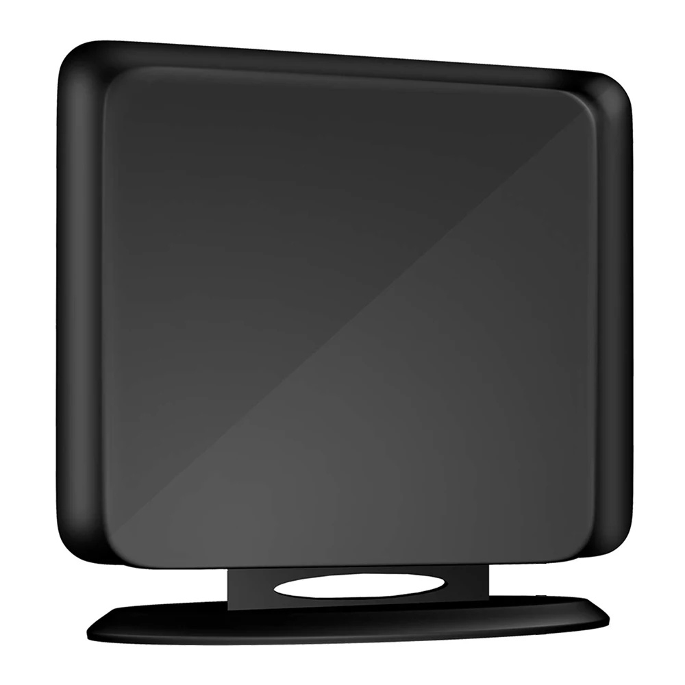 Black Color US Plug DVB-T2/DVB-T/ISDB-T внутренняя цифровая ТВ антенна TDT ATSC HD ТВ антенна усилитель DVBT2 80 миль диапазон УКВ для DVB T2 ТВ тюнер - Цвет: Black Color US Plug