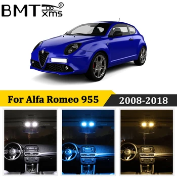 

BMTxms 12Pcs Car LED Interior Map Dome Light License Plate Lamp Kit For Alfa Romeo Mito 955 2008-2018 Auto Accessories