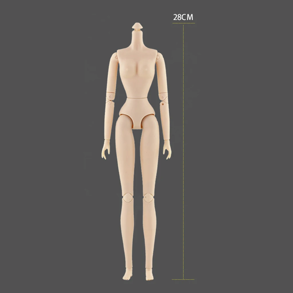 28cm 28 Jointed Movable  Doll DIY Flexible 5 Pairs Hands for BJD Doll