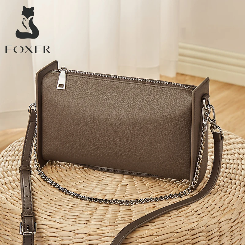 Foxer Towy Women Leather Shoulder Bag