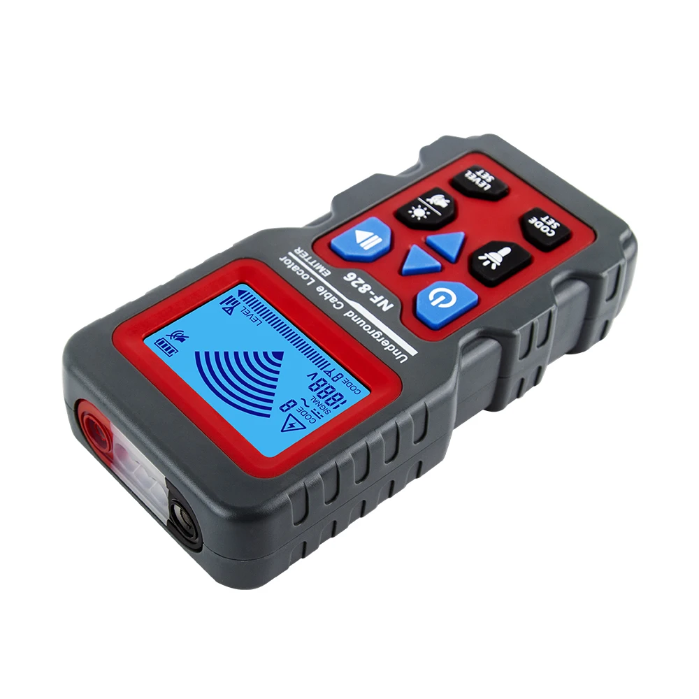 Noyafa NF-826 Wire Tracker Portable Telephone Cable Locator Underground Pipe Detector Professional Cable Finder