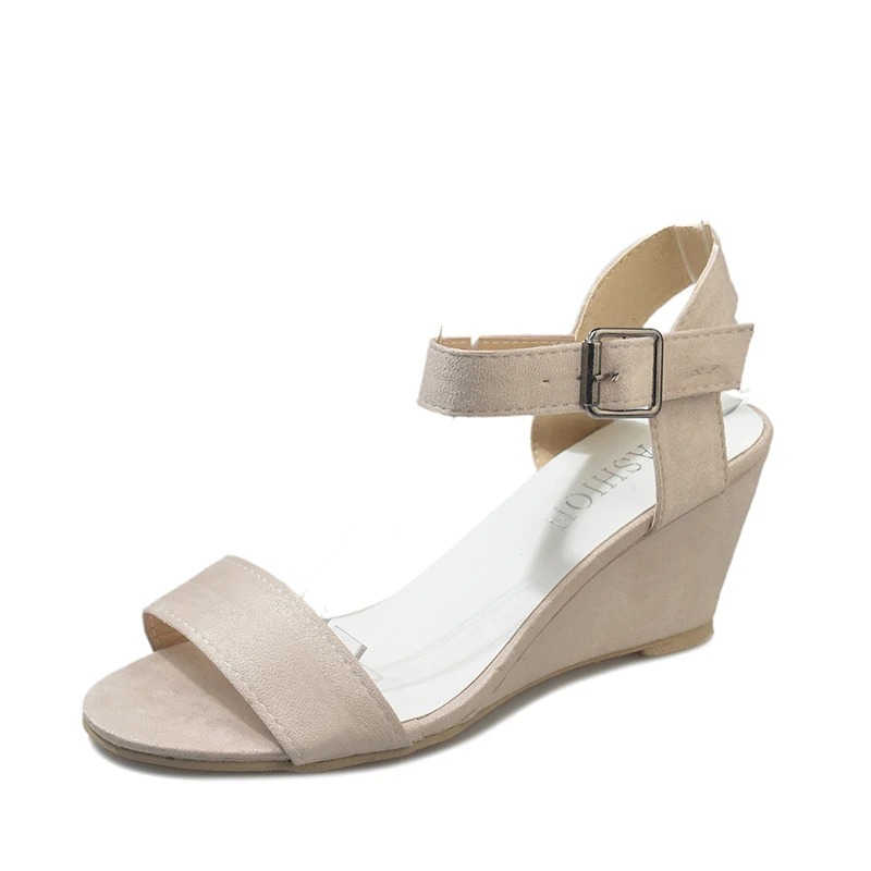 

Women Sandals Thick Bottom New Solid Summer Shoes Platform Sandals Casual Wedges Sandals Beach Colorful Shoes