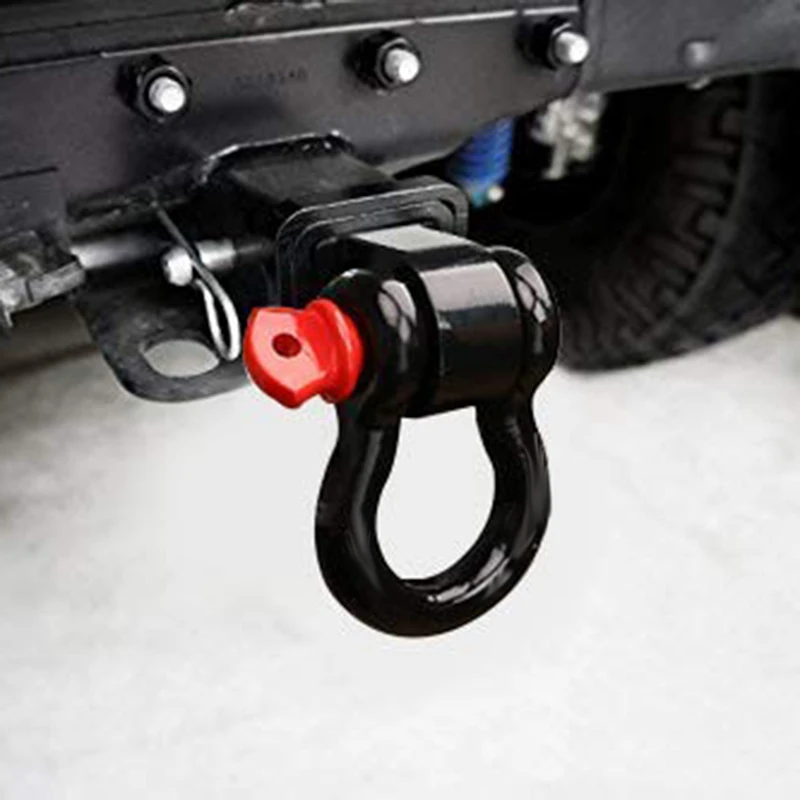 

Shackle Hitch Receiver, 3/4 Inch Shackle Fitting 2 Inch Receiver Hitch, Tow Hitch Recovery for Jeep Wrangler and All Chevy/GMC,