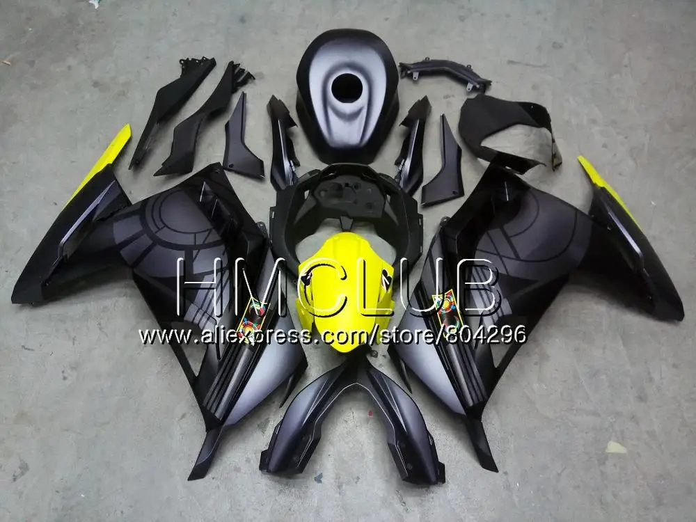 Инъекции для KAWASAKI NINJA ZX3R EX 300 ZX 300R 2013 10JK. 0 EX300 ZX-3R ZX300R 13, 14, 15, 16 лет обтекатель Акула Рыба - Цвет: No. 4