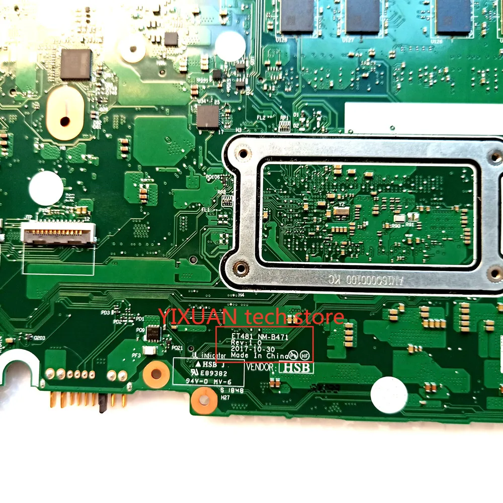 Высокое качество ET481 NM-B471 для lenovo ThinkPad T480s Материнская плата ноутбука BT460 NM-A421 с SR3L9 I5-8350U 8 Гб DDR4 полностью протестирована