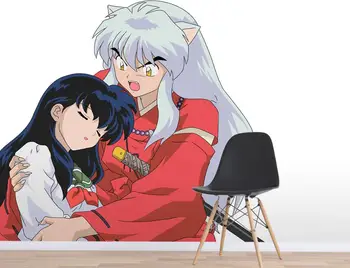 

[Self-Adhesive] 3D Murals For Inuyasha 555 Japan Anime Wall Paper mural Wall Print Decal Wall Murals Belly