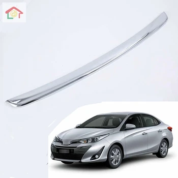 

Car Accessories Exterior Decoration ABS Chrome Front Bumper Skid Molding Cover Trim For Toyota Vios Yaris Sedan 2019 Car-styling