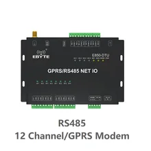 E850-DTU(4440-GPRS) коммутатор аналогового сигнала приобретения модем GPRS 12-канальный Выход Беспроводной передатчик и приемник