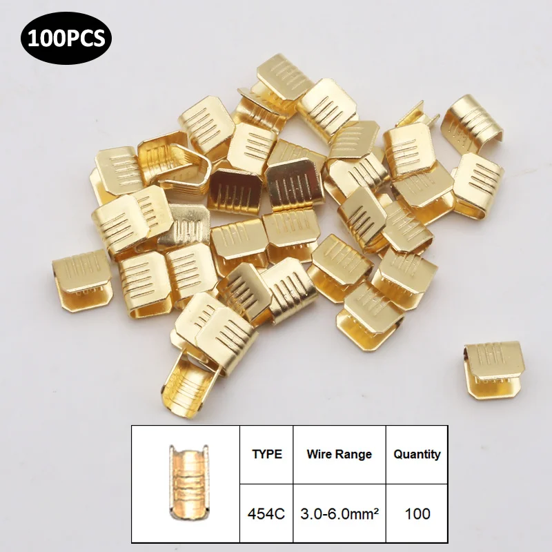 150 Pcs Silver O-Type Wire Crimp Copper Terminal Connerctor - Foto 10