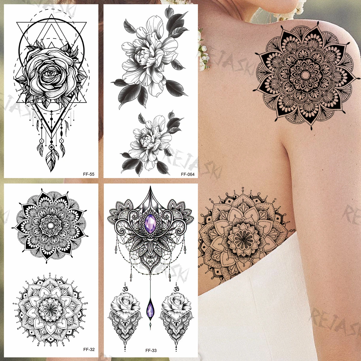 Tatouage Bas Du Dos Femme Mandala