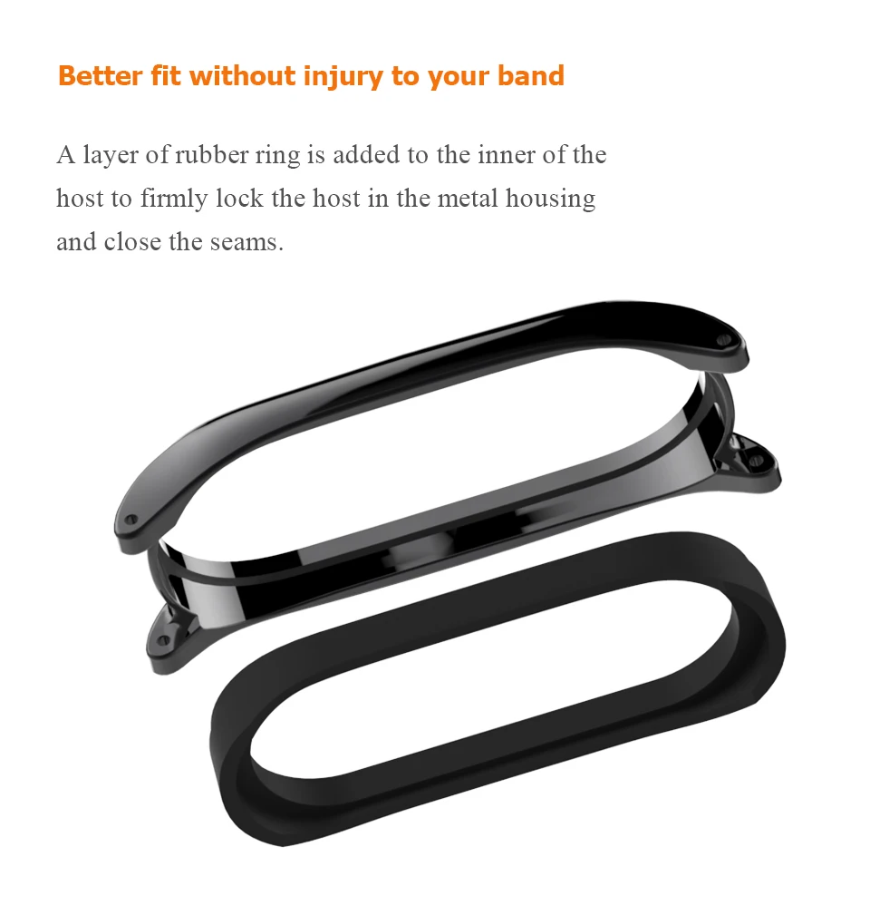 Elegant Leather Strap for Mi Band - Mijobs Design Collection