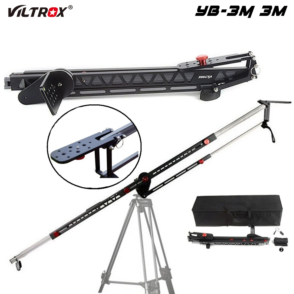Стабилизатор для видеокамеры Viltrox YB-3M 3 м выдвижной из алюминиевого сплава Canon Nikon