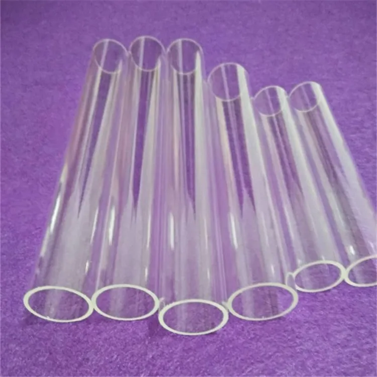 Different Size Clear Quartz Glass Tube And Quartz Rod Physics